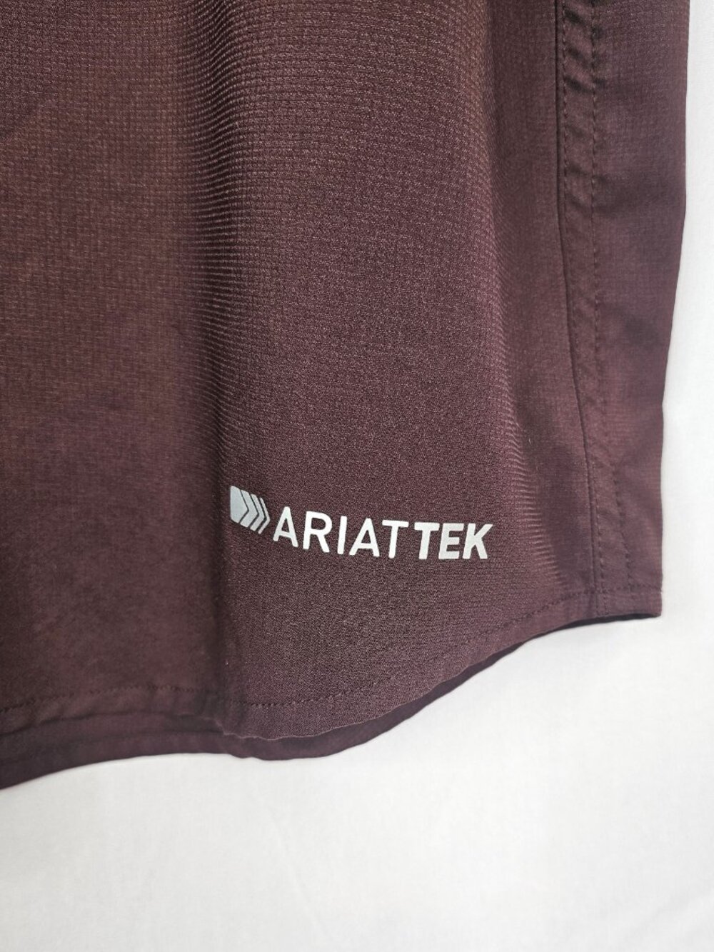 AriatTEK | Snap Shirt Lightweight Western | Brown | Size M - Picture 8 of 14